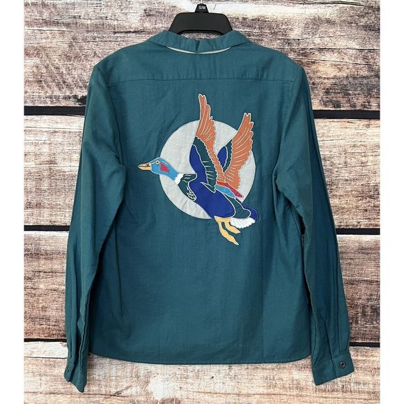 Esprit Tops - Vintage 1980s Sweet Baby Jane Esprit Duck Appliqués Button Up Blouse S